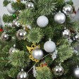 Combo 55Pc Christmas Ornament-Silver