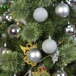 Combo 55Pc Christmas Ornament-Silver