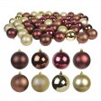 Combo 50Pk 3 Inch Shiny Glitter Square-Mix color Christmas Ornament