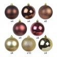Combo 50Pk 3 Inch Shiny Glitter Square-Mix color Christmas Ornament