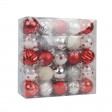 50 Pk Christmas Ornament Dec Orn Set- Mix Color