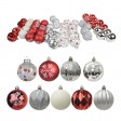 50 Pk Christmas Ornament Dec Orn Set- Mix Color