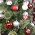 50 Pk Christmas Ornament Dec Orn Set- Mix Color
