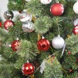50 Pk Christmas Ornament Dec Orn Set- Mix Color