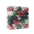 50 Pk Christmas Ornament Dec Orn Set- Mix Color