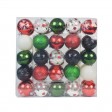 50 Pk Christmas Ornament Dec Orn Set- Mix Color