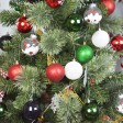 50 Pk Christmas Ornament Dec Orn Set- Mix Color