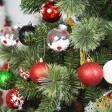 50 Pk Christmas Ornament Dec Orn Set- Mix Color