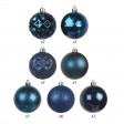 48Pk Christmas Ornament- Blue