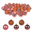 48Pk Christmas Ornament-Brown