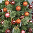 48Pk Christmas Ornament-Brown