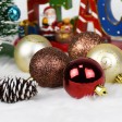 68Pk Christmas Shatterproof Ornaments-Multi