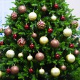 68Pk Christmas Shatterproof Ornaments-Multi