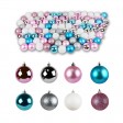 100Pk Christmas Shatterproof Ornaments-Multi