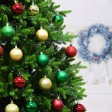 100Pk Christmas Shatterproof Ornaments-Multi