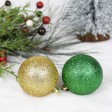 100Pk Christmas Shatterproof Ornaments-Multi