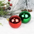 100Pk Christmas Shatterproof Ornaments-Multi