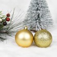 100Pk Christmas Shatterproof Ornaments-Multi