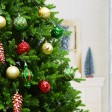 30Pk Christmas Shatterproof Ornaments-Multi