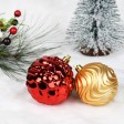 30Pk Christmas Shatterproof Ornaments-Multi