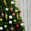 30Pk Christmas Shatterproof Ornaments-Multi