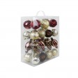 30Pk Christmas Shatterproof Ornaments-Multi