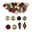 30Pk Christmas Shatterproof Ornaments-Multi