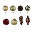 30Pk Christmas Shatterproof Ornaments-Multi