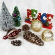 30Pk Christmas Shatterproof Ornaments-Multi