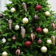 30Pk Christmas Shatterproof Ornaments-Multi