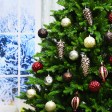 30Pk Christmas Shatterproof Ornaments-Multi