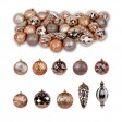 30Pk Christmas Shatterproof Ornaments-Multi