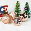30Pk Christmas Shatterproof Ornaments-Multi