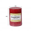 3 x 4 Inch Sld Apple Crisp Scented Pillar Candle(24pcs/Case)