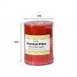 3 x 4 Inch Tritone Red Scented Pillar Candle