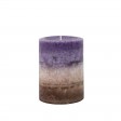 3 x 4 Inch Purple Sand Scented Pillar Candle