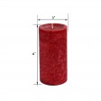 3 x 6 Inch Sld Apple Crisp Scented Pillar Candle(12pcs/Case)