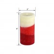 3 x 6 Inch Lyr Apple Crisp Scented Pillar Candle(12pcs/Case)