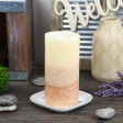3 x 6 Inch Lyr Cuban Vanilla Scented Pillar Candle