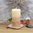 3 x 6 Inch Lyr Cuban Vanilla Scented Pillar Candle