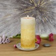 3 x 6 Inch Tritone WHT/CRM Scented Pillar Candle(12pcs/Case)