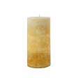 3 x 6 Inch Tritone WHT/CRM Scented Pillar Candle