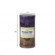 3 x 6 Inch Purple Sand Scented Pillar Candle(12pcs/Case)