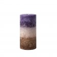 3 x 6 Inch Purple Sand Scented Pillar Candle