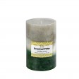 4 x 6 Inch Lyr Holiday Fores Scented Pillar Candle