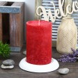 4 x 6 Inch Sld Apple Crisp Scented Pillar Candle