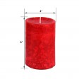 4 x 6 Inch Sld Apple Crisp Scented Pillar Candle