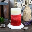 4 x 6 Inch Lyr Apple Crisp Scented Pillar Candle