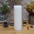 3 x 9 Inch White Pillar Candle