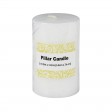 2 x 3 Inch White Pillar Candle